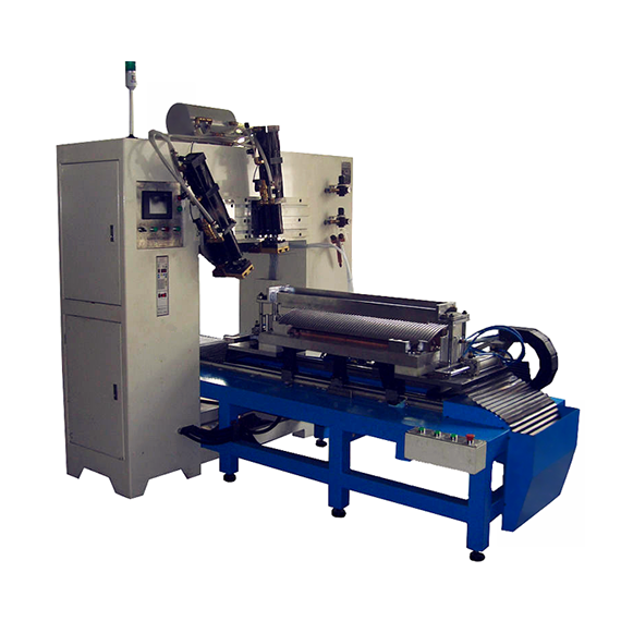 自動扶梯弧面踏板專用點焊機