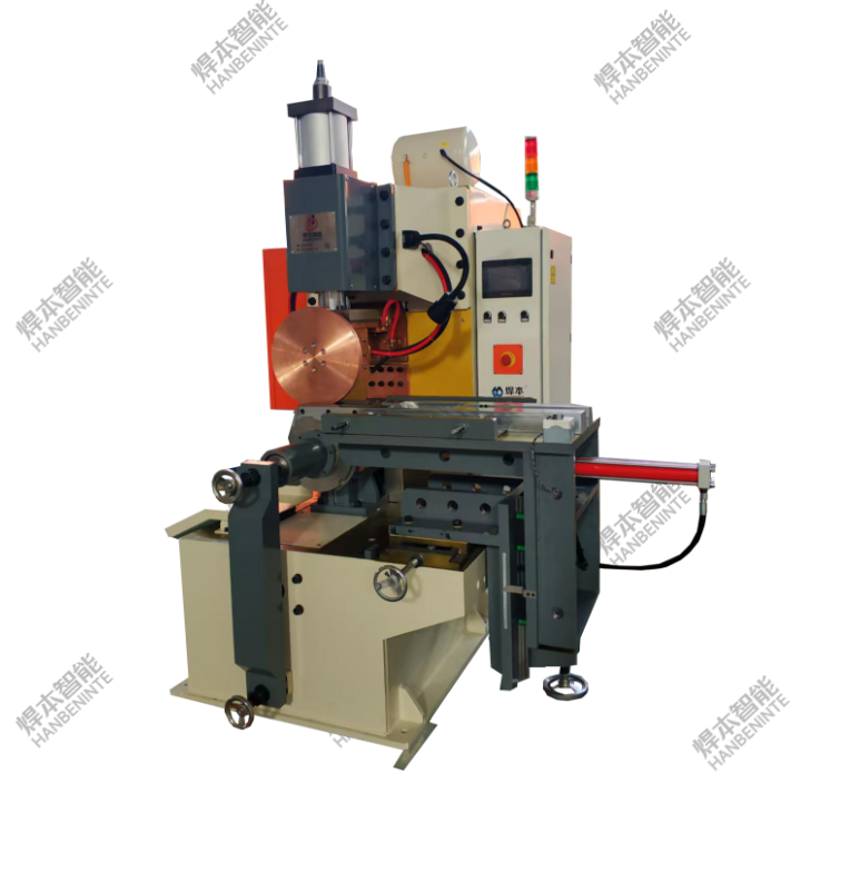 中頻直流剎車蹄自動(dòng)滾焊專機(jī)